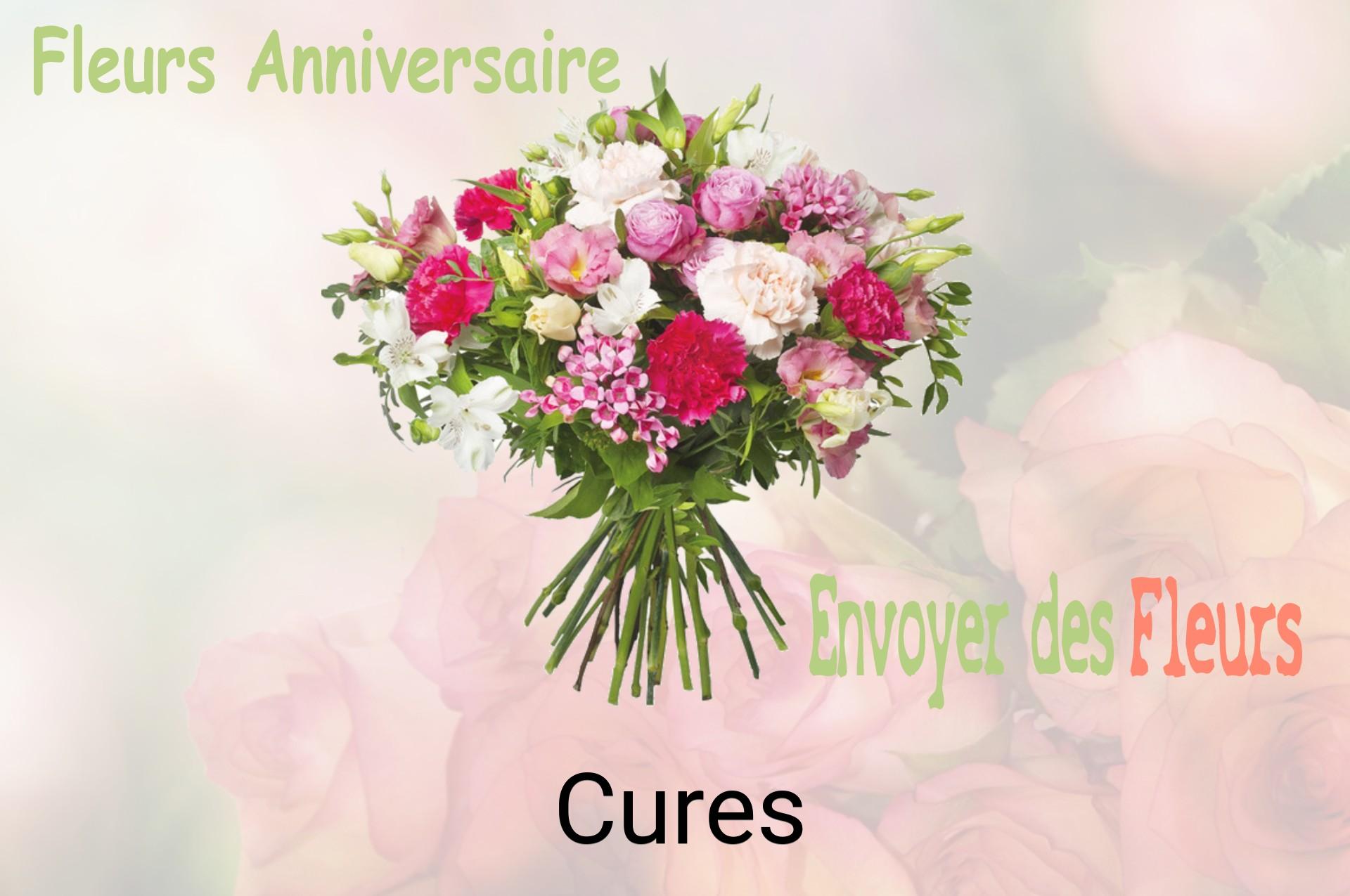 Bouquet de fleurs d’anniversaire livré à Cures